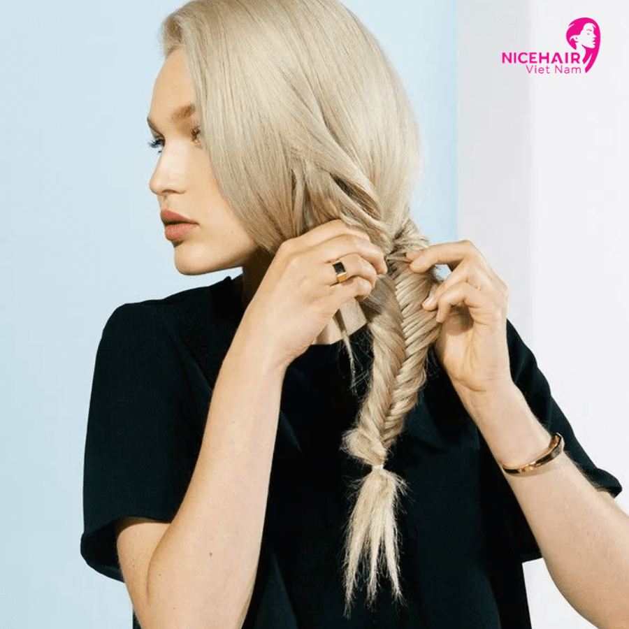 For a Relaxed Look, Pull To Loosen the Braid