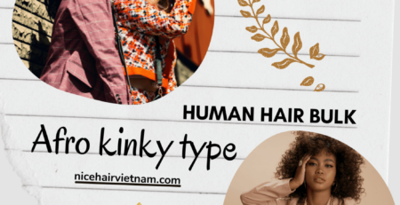 Human hair bulk: Afro kinky type