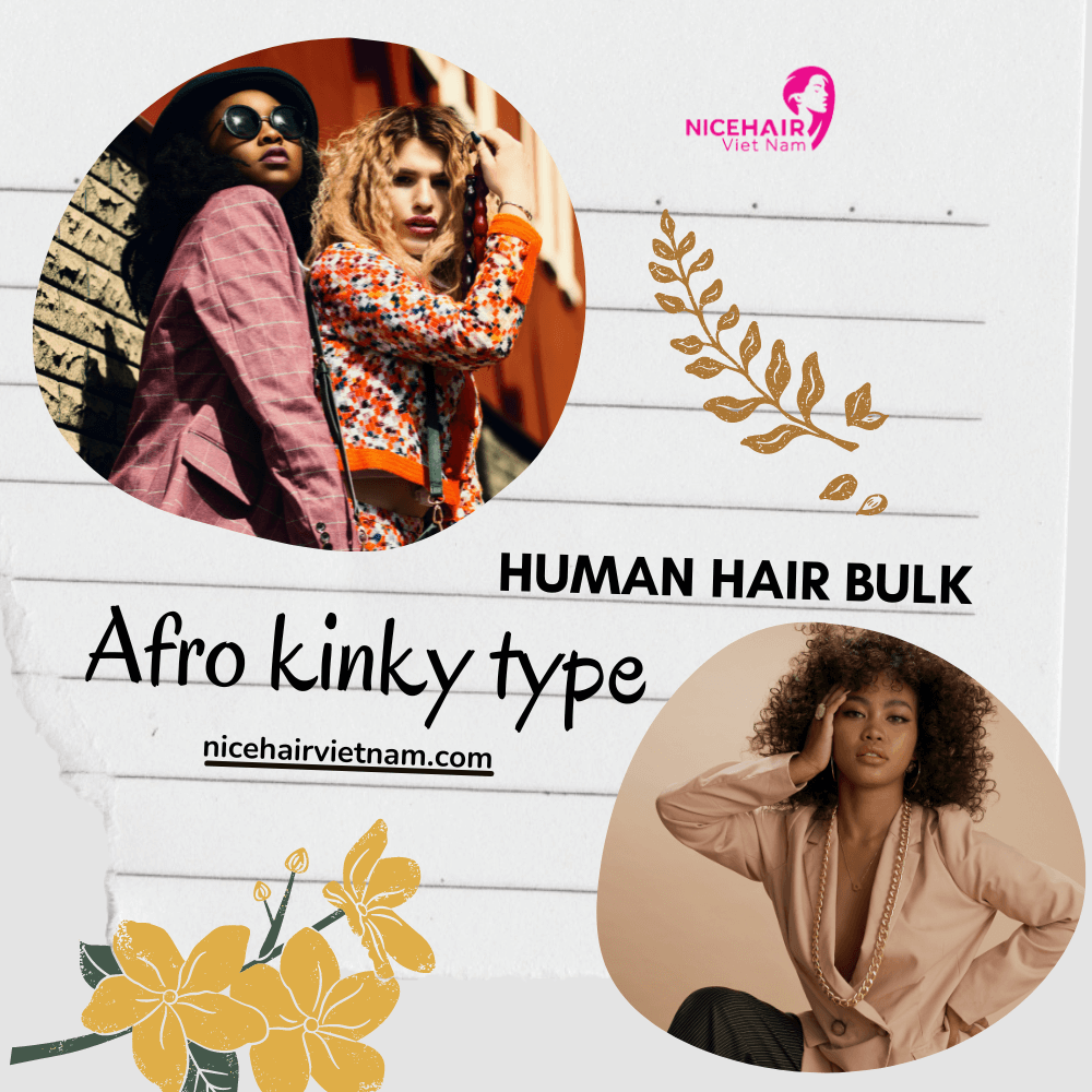 Human hair bulk: Afro kinky type