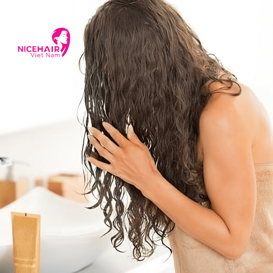 Let your perm hair dry naturally