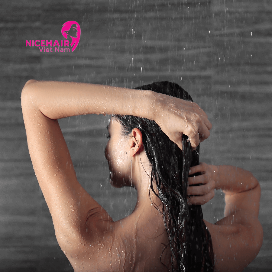 The correct way to wash hair after installing hair extensions