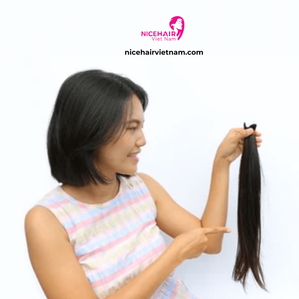 Virgin Chinese hair used for extensions