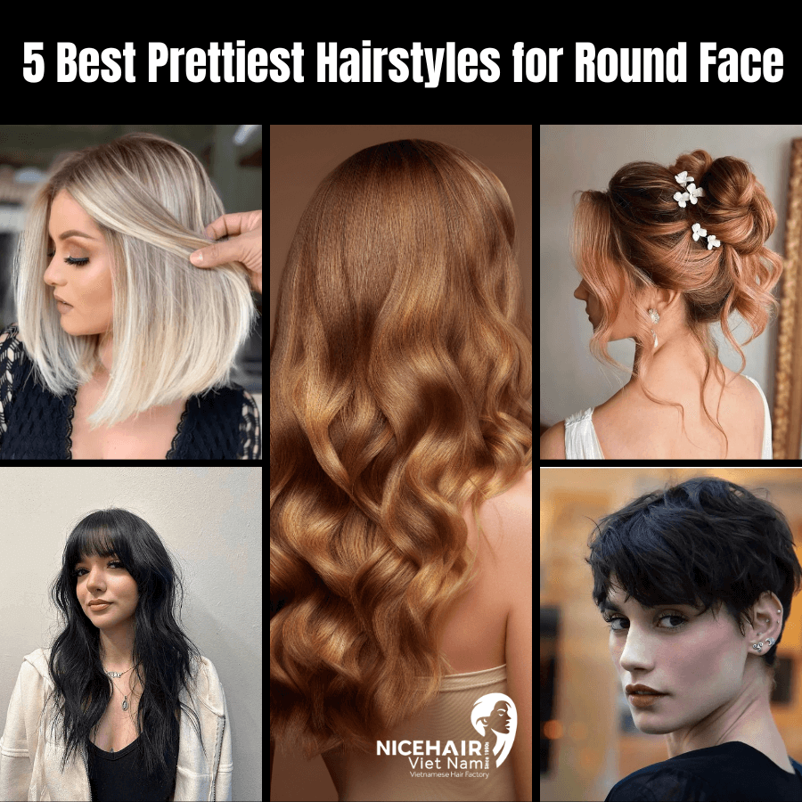 Hairstyles For Round Face: 5 Best Prettiest Hairstyles