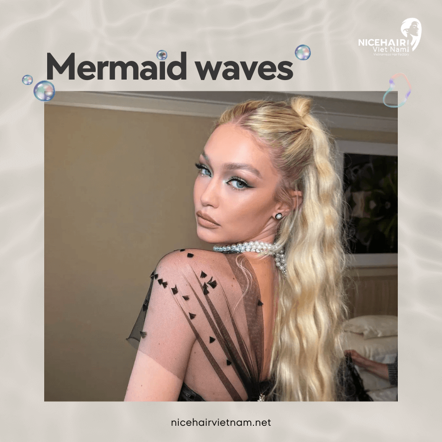 Mermaid Waves: Embrace Effortless Elegance for Your Hair