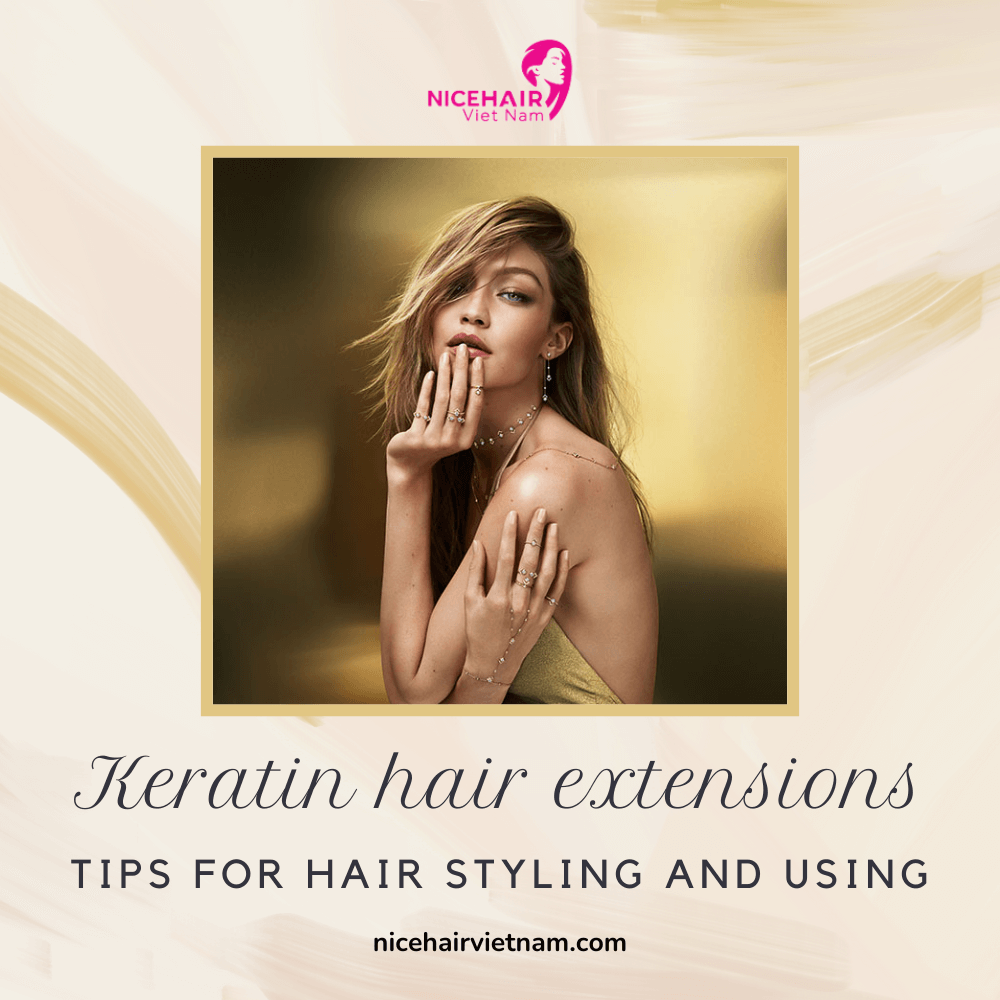 Keratin hair extensions: tips for hair styling and using